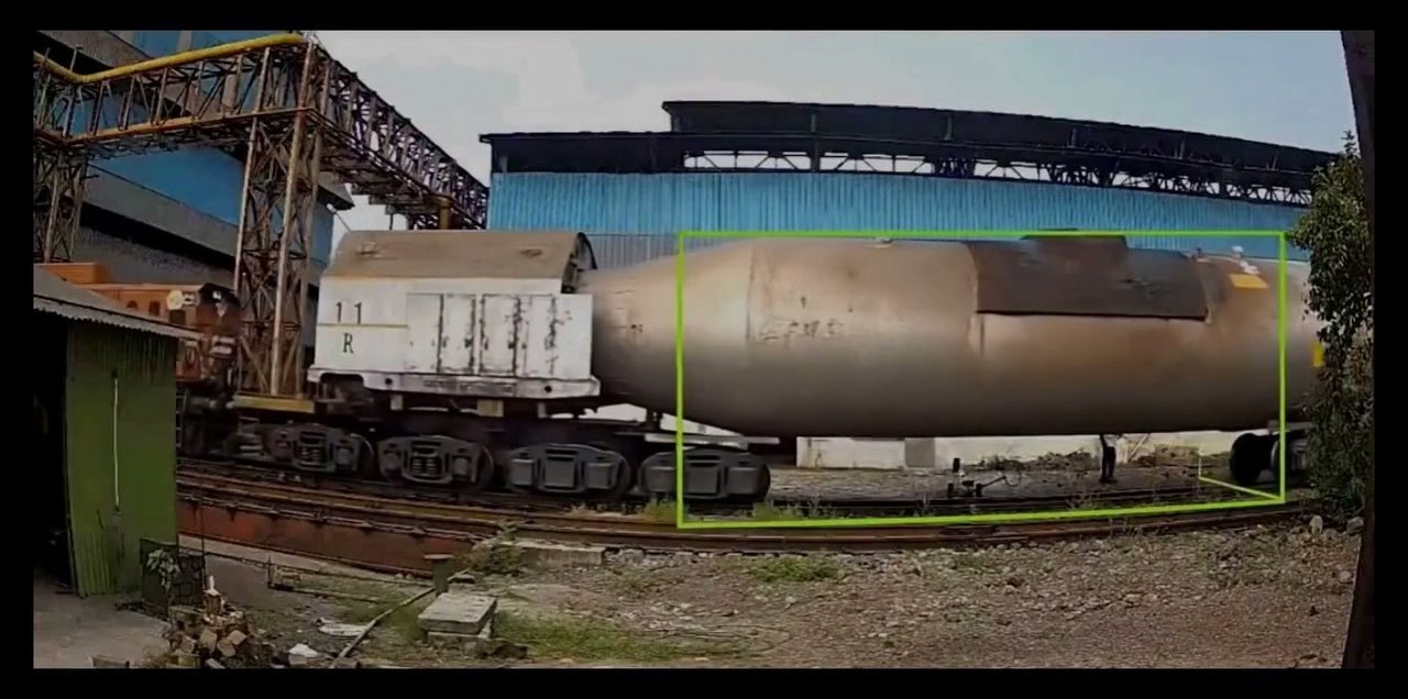 Thermal camera detection view from the torpedo monitoring system